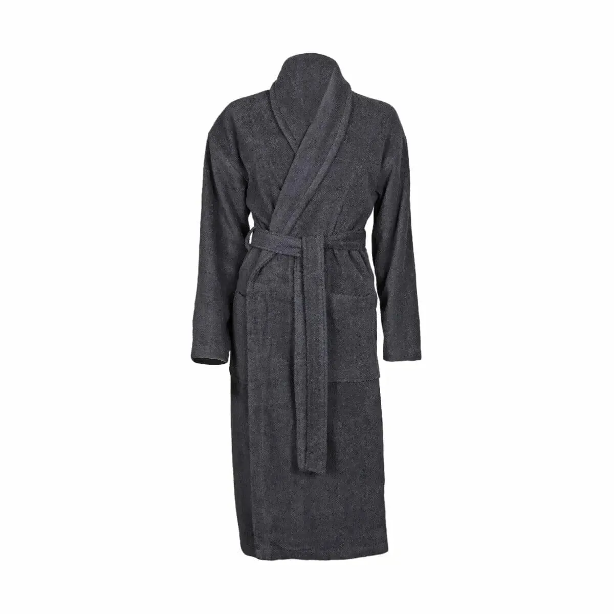 Personalised Cotton Shawl Collar Bathrobe 400gsm - Front and Back Embroidery