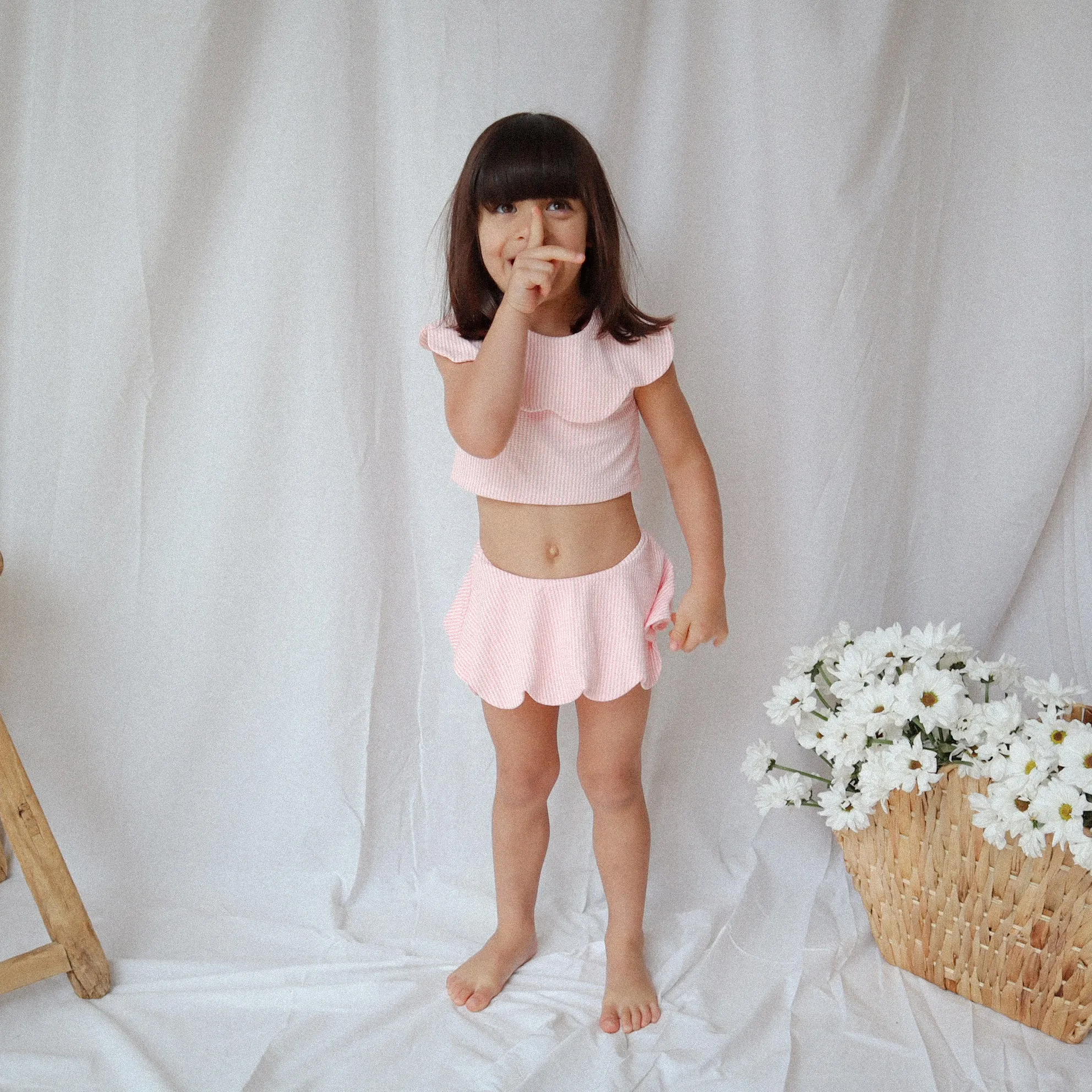 Petal Bikini Skirt · Candy