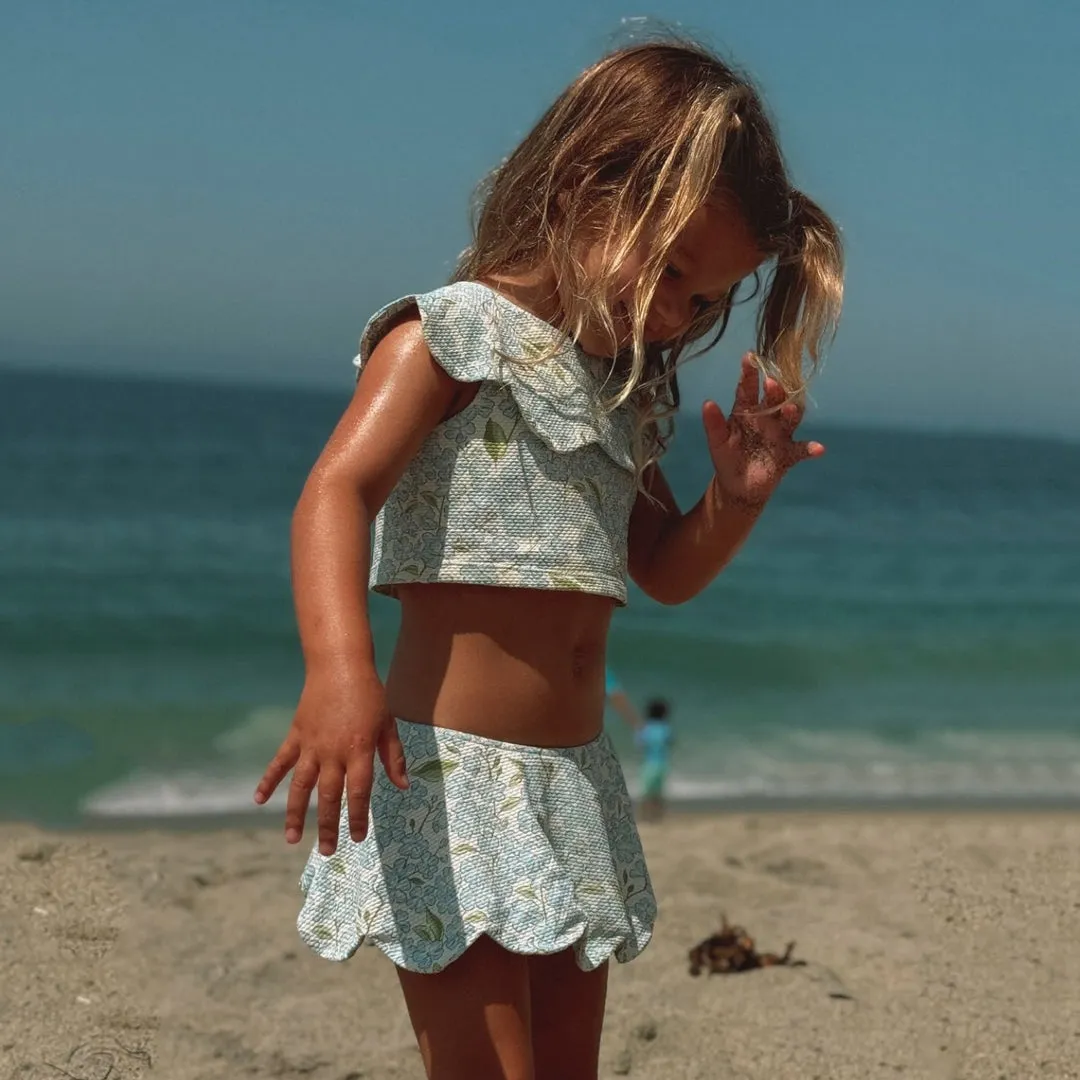 Petal Bikini Skirt · Hydrangea