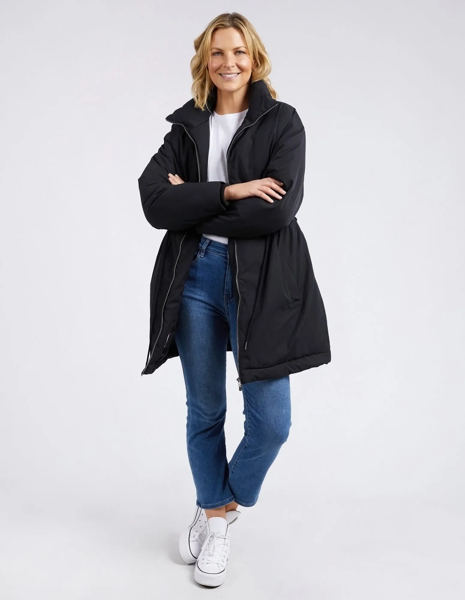 Phoebe Puffer Jacket - Black