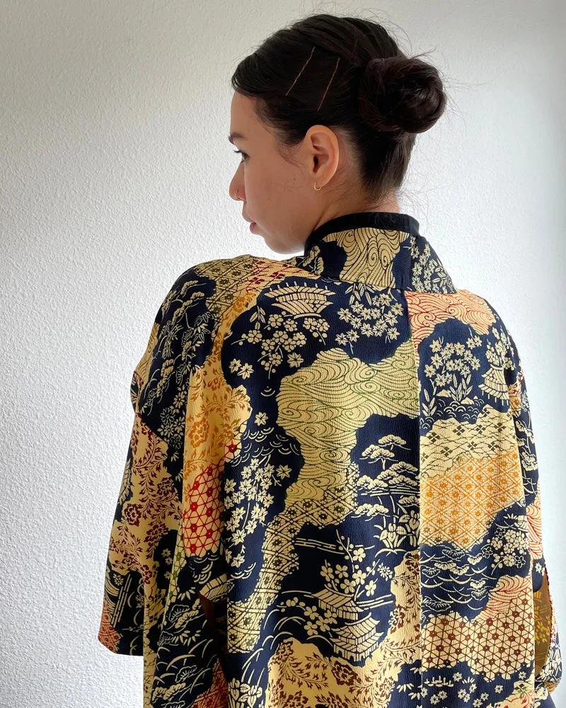 Pine, Bamboo, and Plum Haori Kimono Jacket