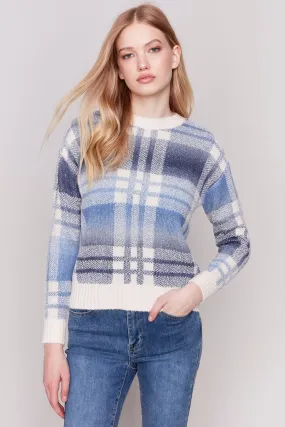 PLAID LS TOP