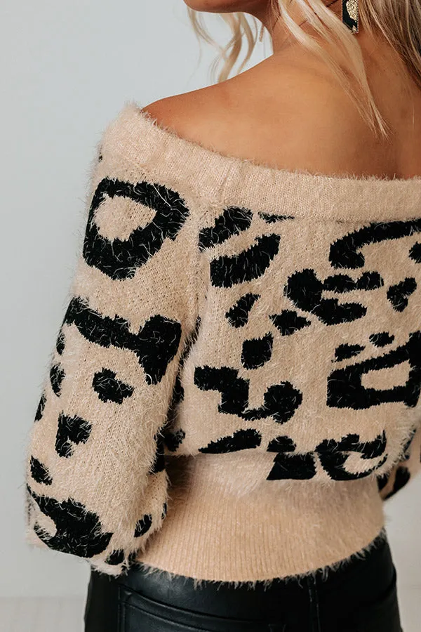 Please And Thanks Leopard Sweater