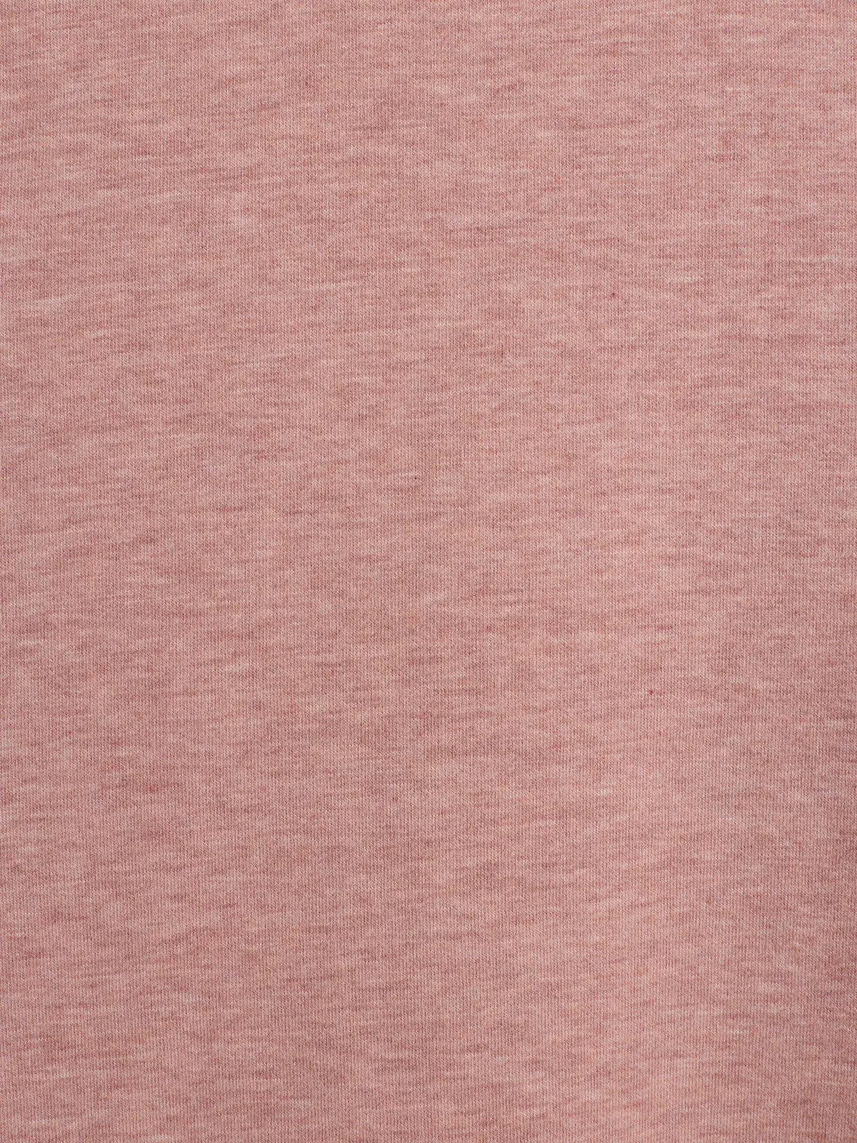 Plush Jersey T-neck Blouse - Tween - Dusty Rose Melange