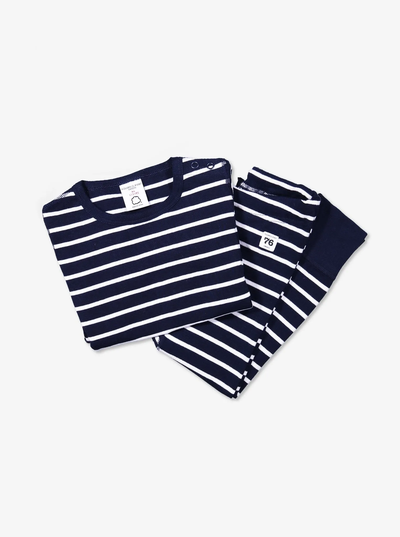 PO.P Stripe Wraparound Babygrow