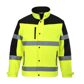 PORTWEST® Hi Vis Two Tone Softshell Jacket - ANSI Class 3 - US429