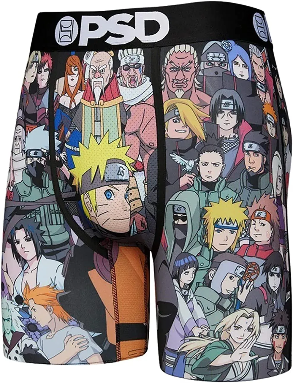 PSD Underwear Men's Boxer Briefs Multi/Naruto 2 3Pk