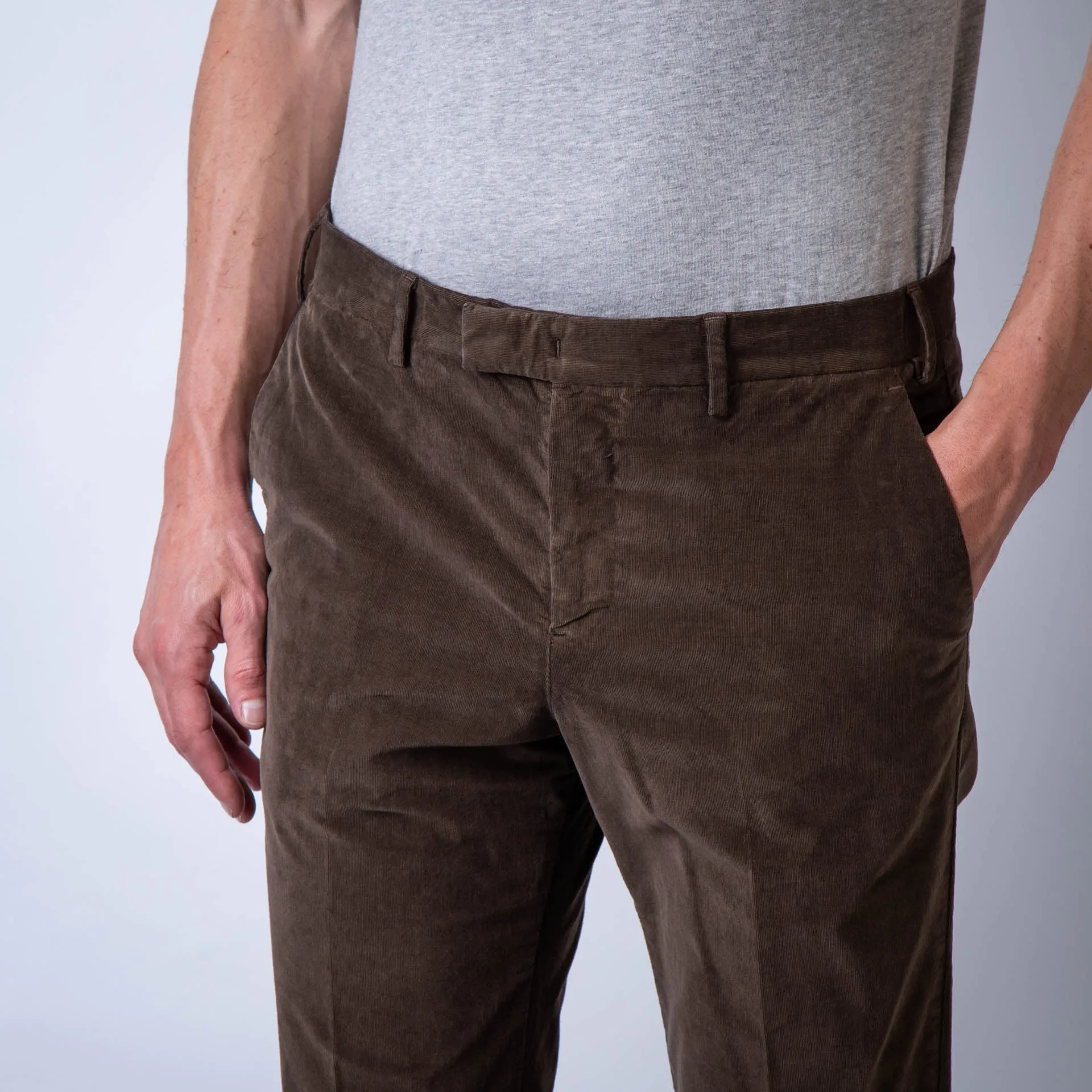 PT TORINO TROUSERS ATMAZ00CL1-TU90 Y180 BROWN