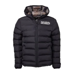 Puffer Jacket Wide Channel Black