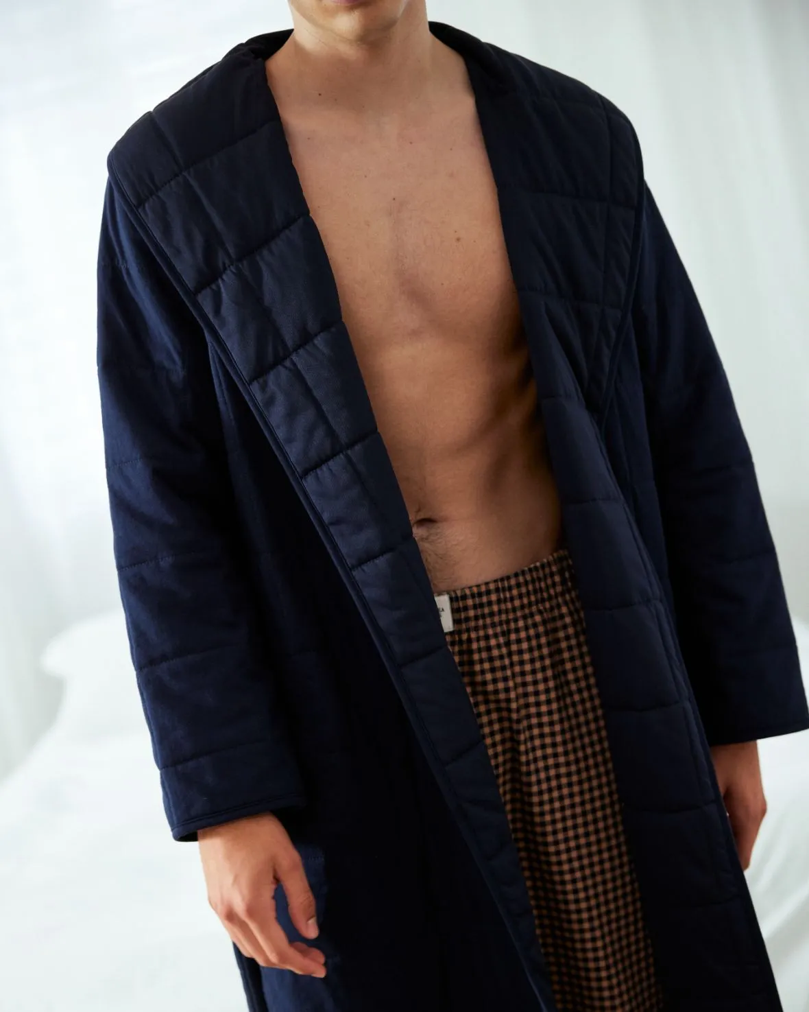 Quilted Maximalist Dressing Gown