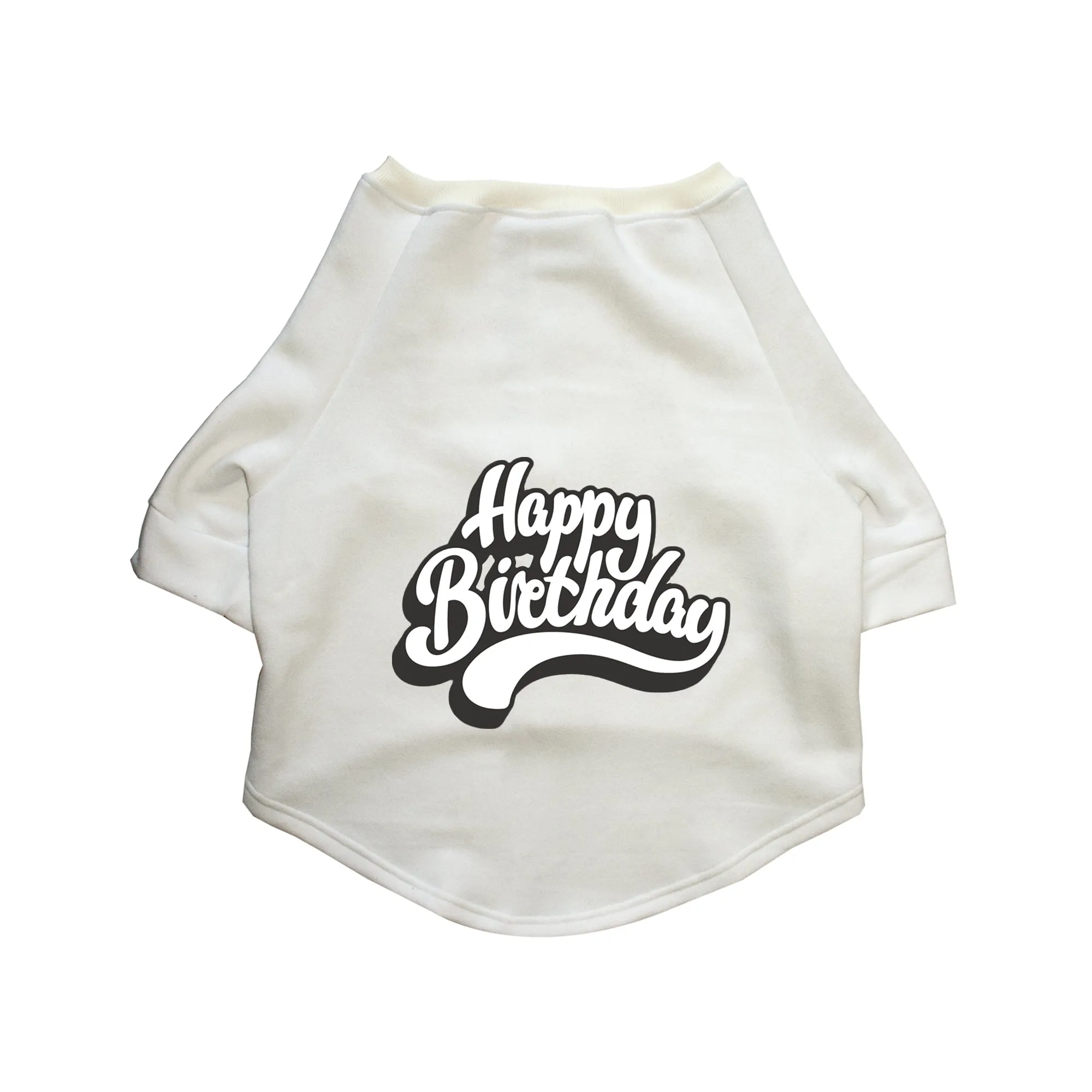 "Happy Birthday" Printed Cat Technical Jacket