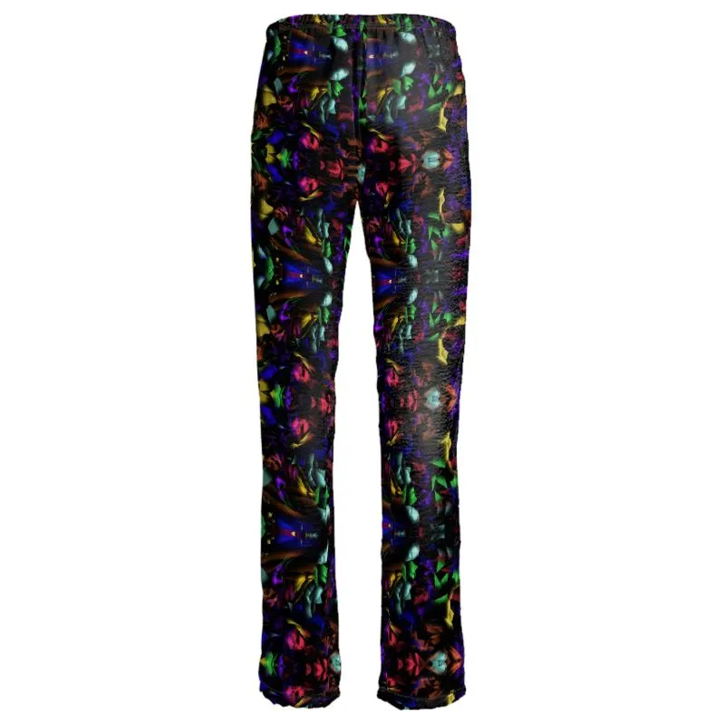 "Virgin Rainbow Opal" Women's Satin Trousers