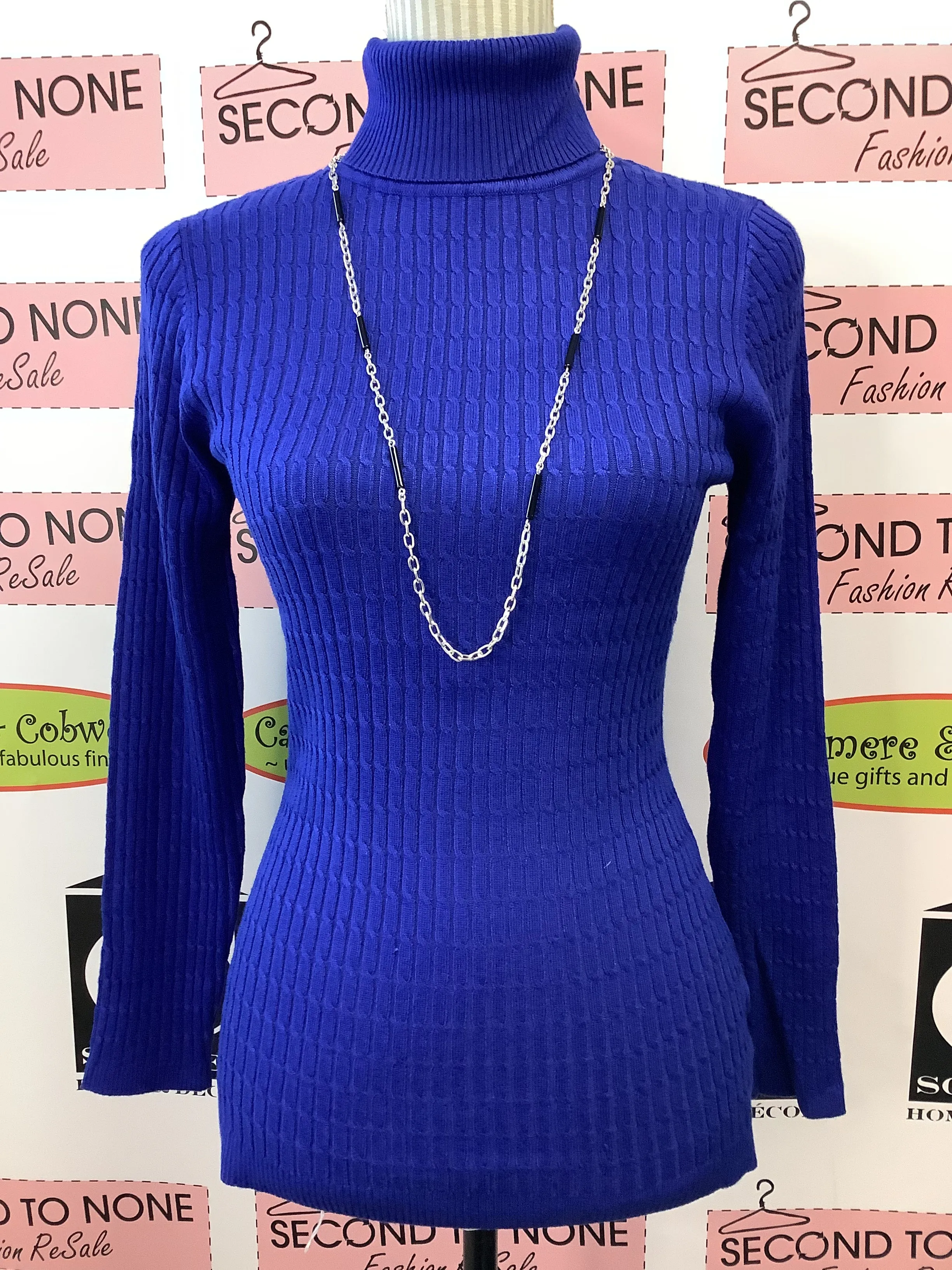 Ribbed Design Turtleneck Sweater (3 Colours)