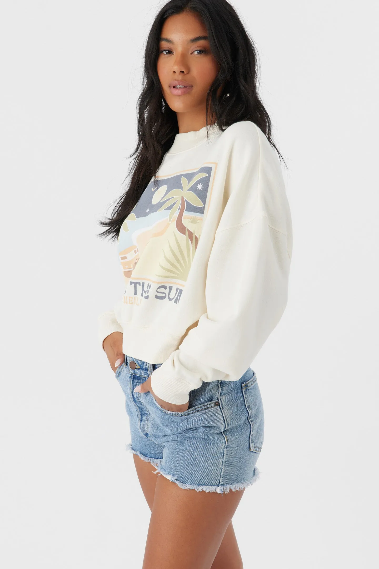 ROAM CROP SWEATER