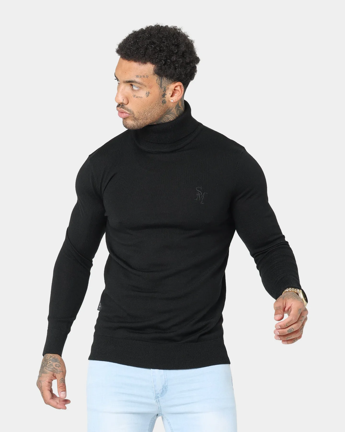 Saint Morta Rollneck Sweater Black