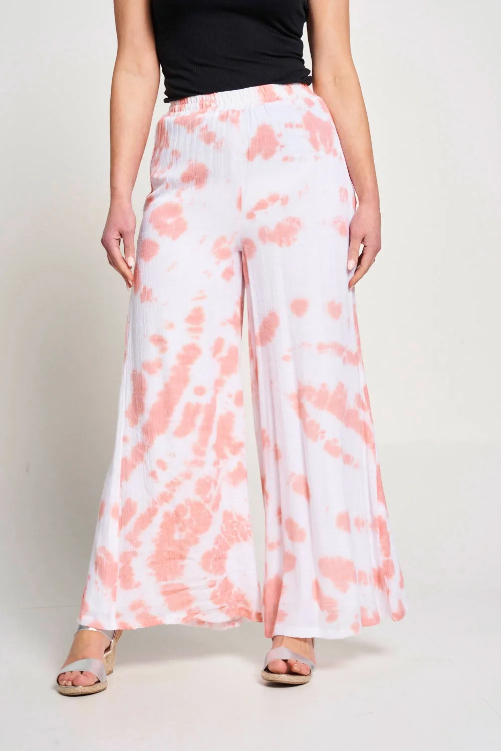 Saloos Double Layer Tie & Dye Trousers