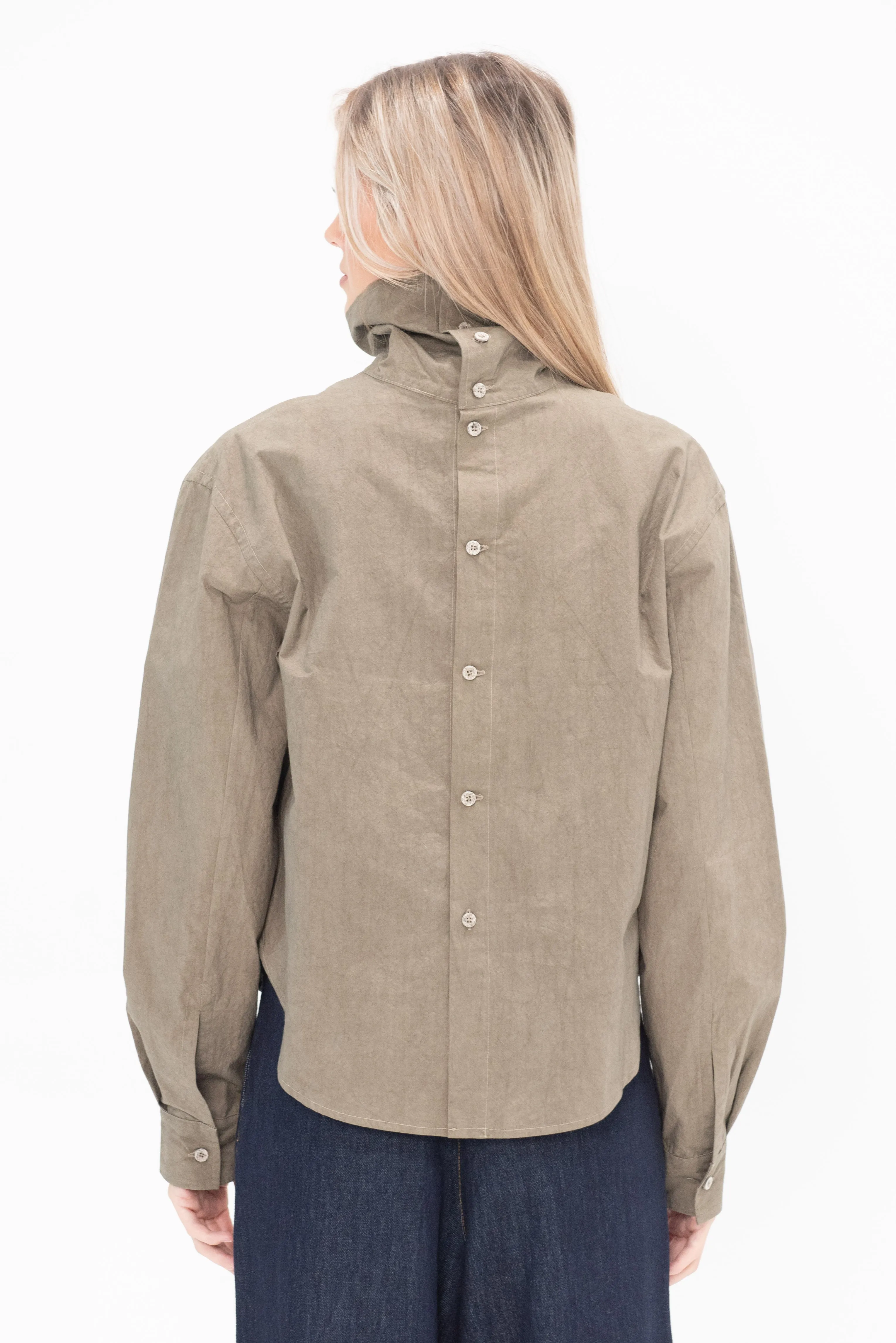 Soft Collar Shirt, Clay