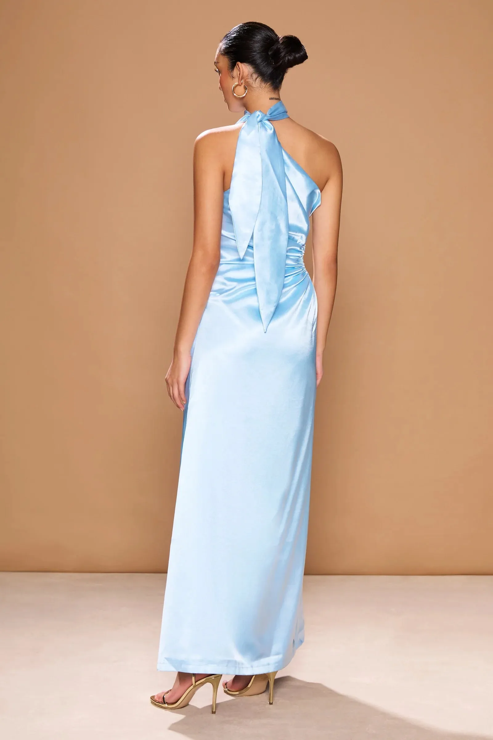 Sonya Alia Maxi Dress - Azzurro Pearla