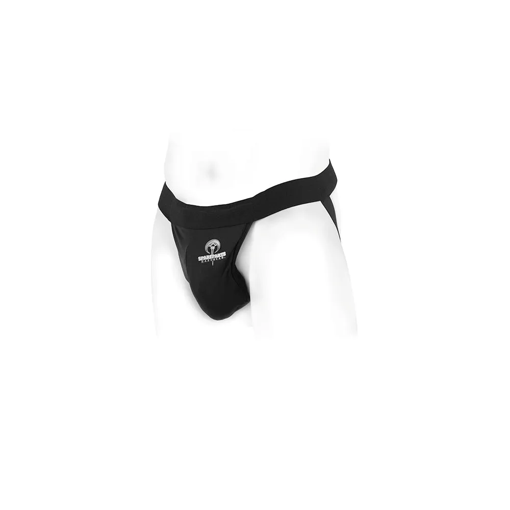 SpareParts Pete Freestyle Nylon Packing Jock Black Size S