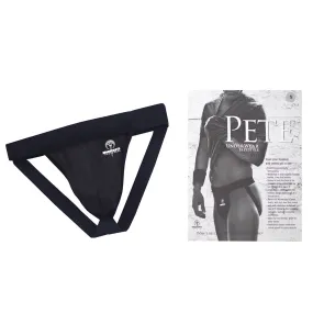 SpareParts Pete Freestyle Nylon Packing Jock Black Size S