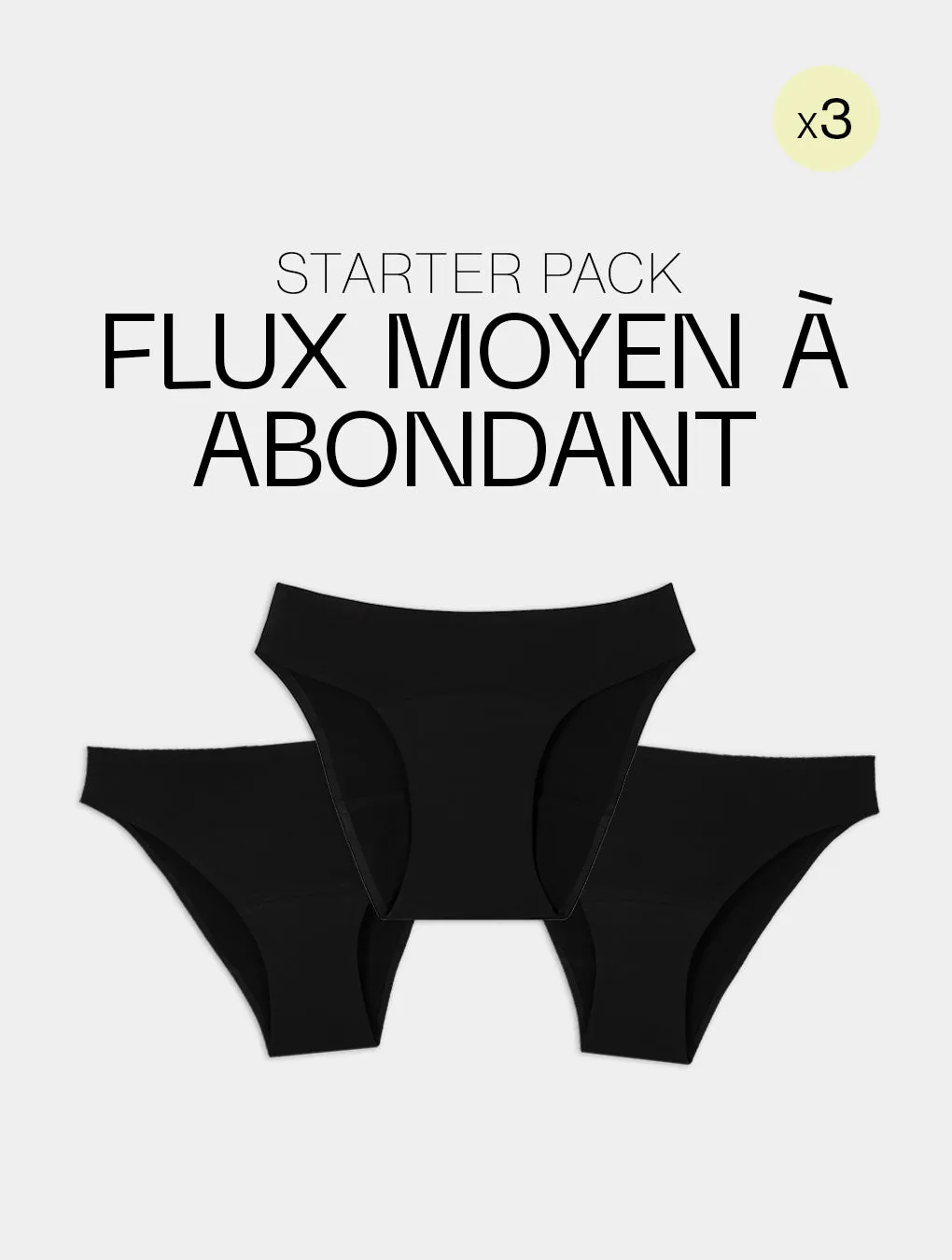 Starter pack flux moyen à abondant