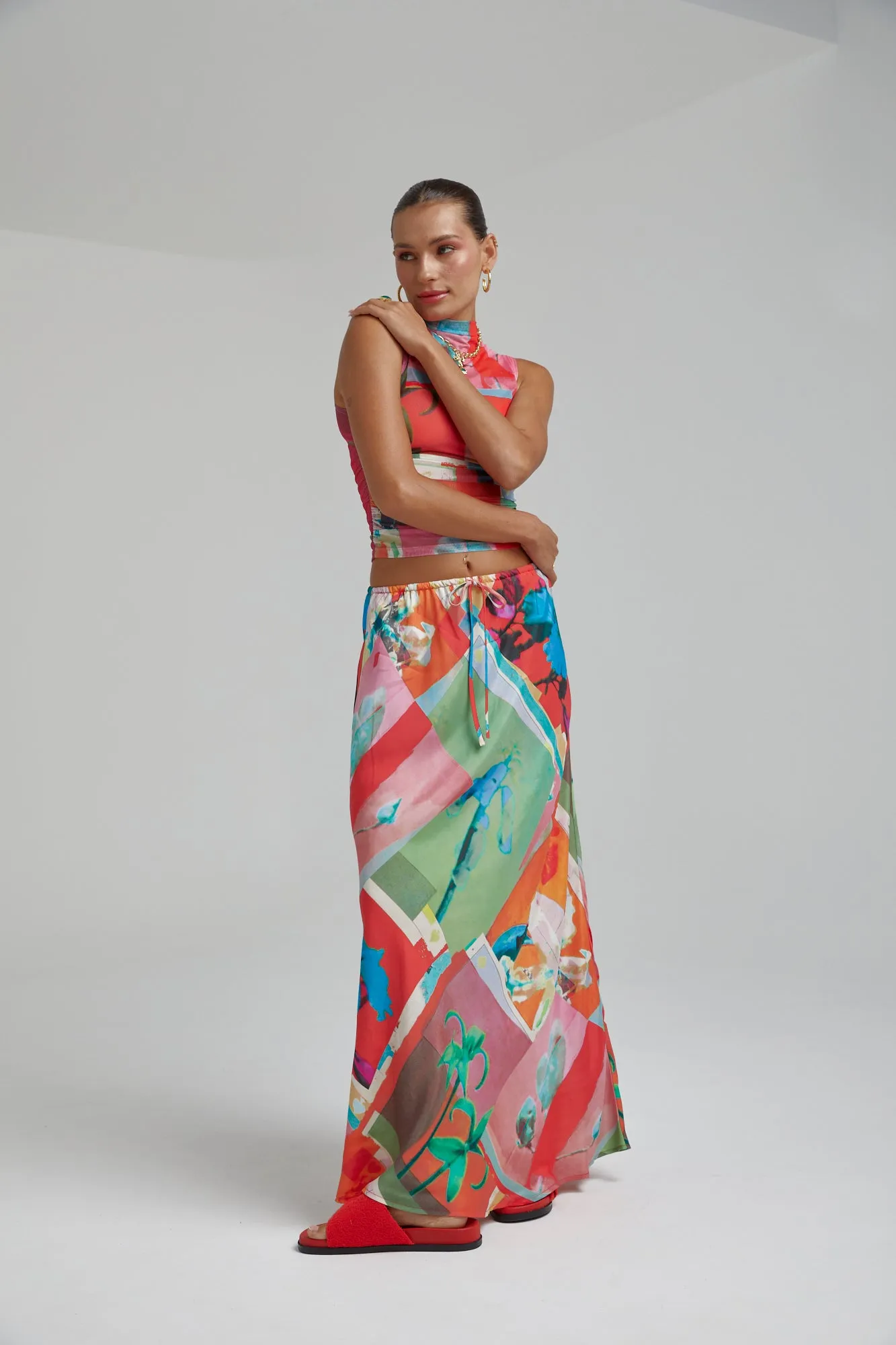 Summi Summi Relaxed Maxi Skirt - Royal Montage