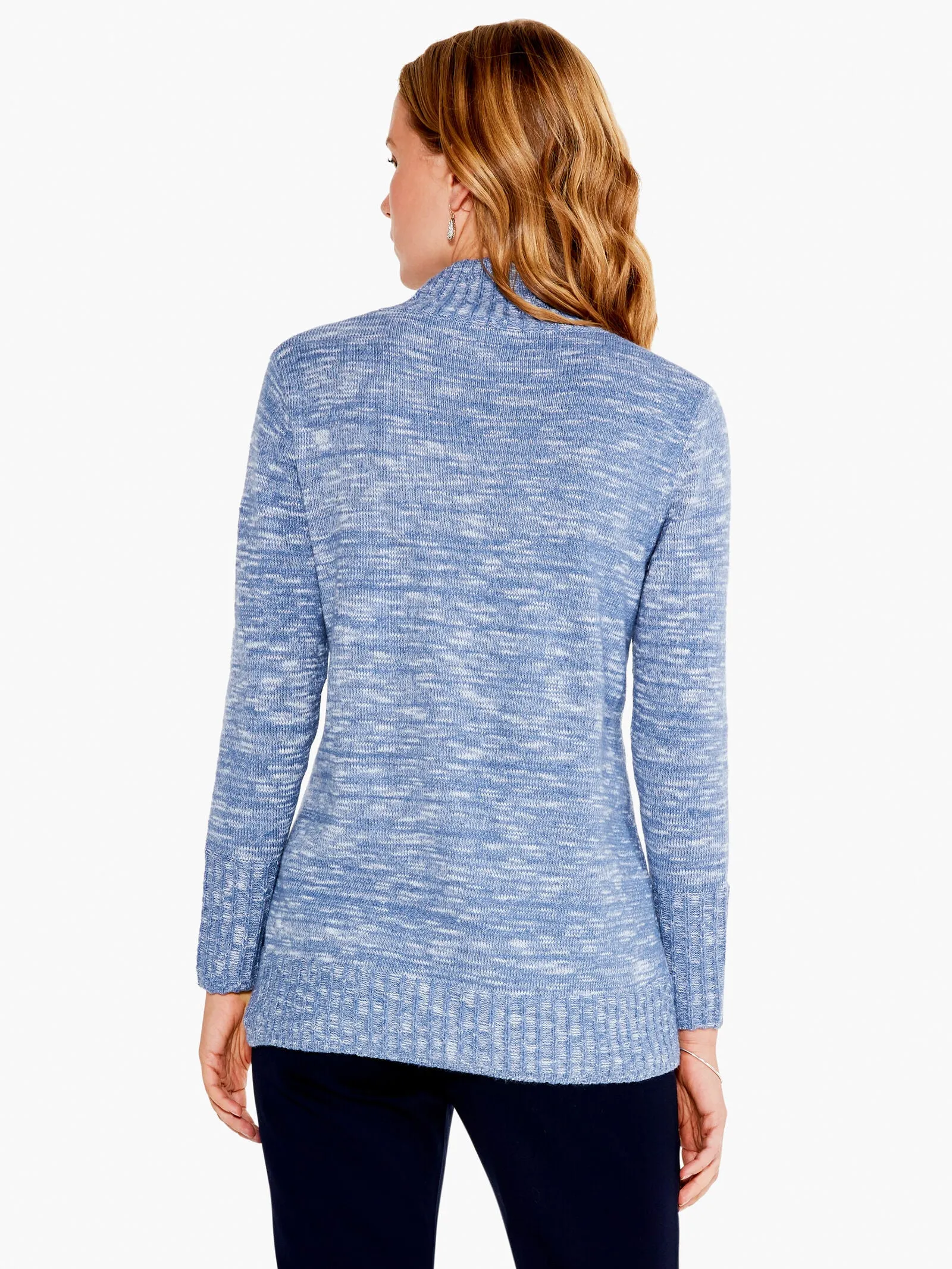 Sun Turn Sweater in Blue Mix