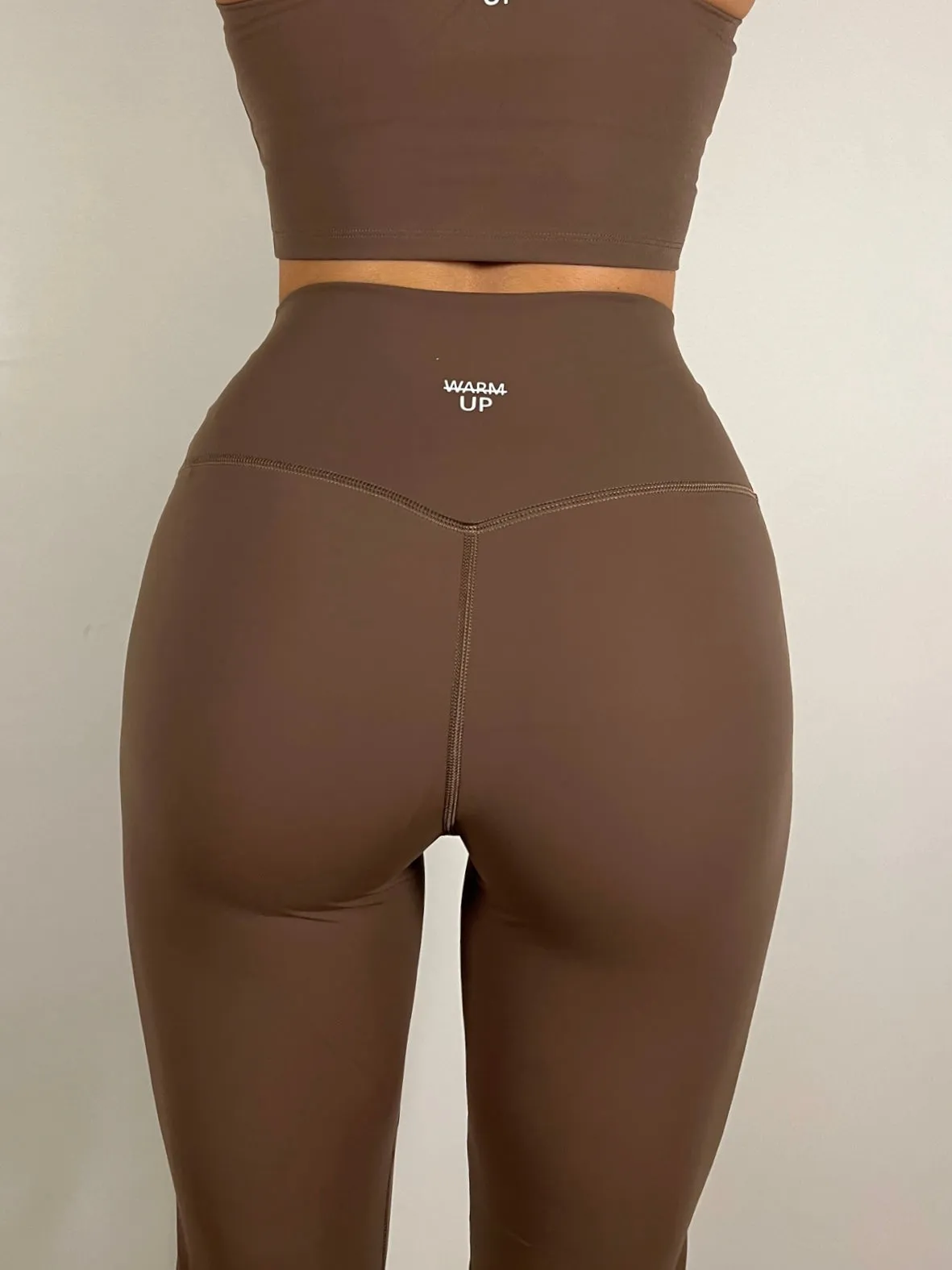 Tall Flared ActiveLux pants-Mocha Brown