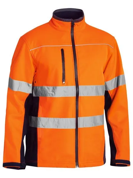 Taped Hi Vis Soft Shell Jacket - BJ6059T