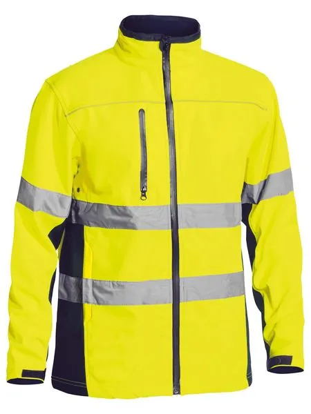 Taped Hi Vis Soft Shell Jacket - BJ6059T