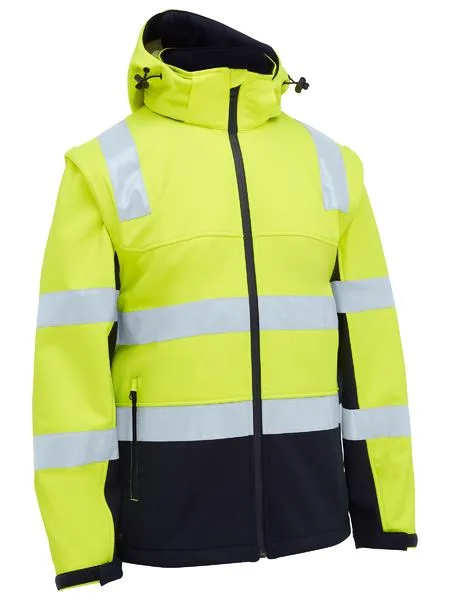 Taped Two Tone Hi Vis 3 in 1 Soft Shell Jacket - BJ6078T