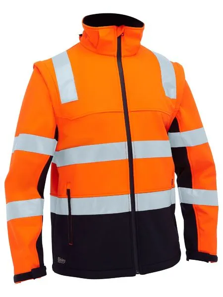 Taped Two Tone Hi Vis 3 in 1 Soft Shell Jacket - BJ6078T