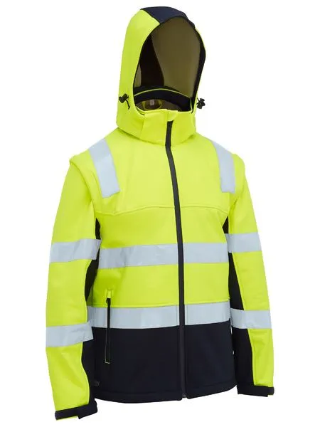 Taped Two Tone Hi Vis 3 in 1 Soft Shell Jacket - BJ6078T