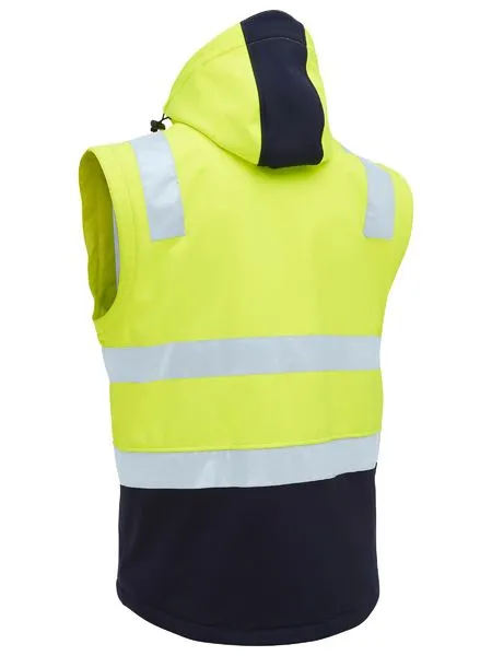 Taped Two Tone Hi Vis 3 in 1 Soft Shell Jacket - BJ6078T