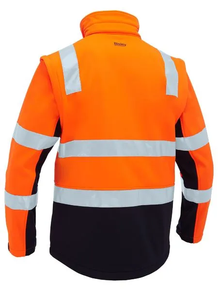 Taped Two Tone Hi Vis 3 in 1 Soft Shell Jacket - BJ6078T