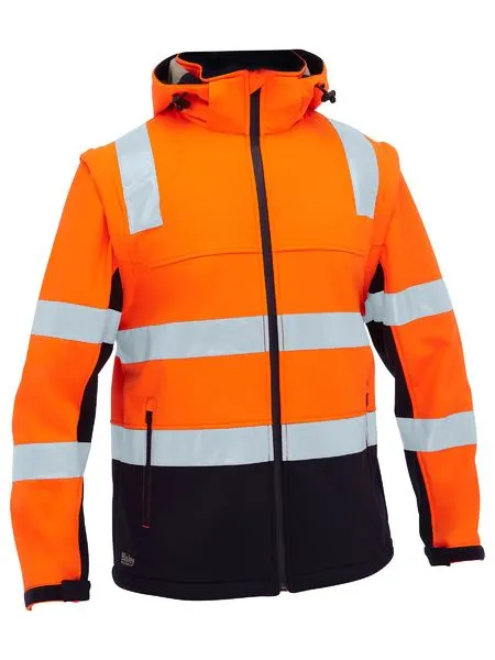 Taped Two Tone Hi Vis 3 in 1 Soft Shell Jacket - BJ6078T