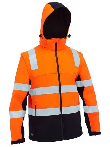 Taped Two Tone Hi Vis 3 in 1 Soft Shell Jacket - BJ6078T