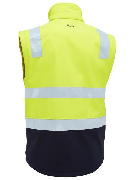 Taped Two Tone Hi Vis 3 in 1 Soft Shell Jacket - BJ6078T