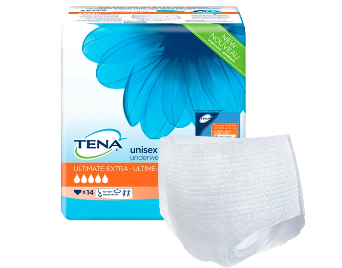 Tena 72232 Ultimate Underwear, Medium (86-112cm or 34"-44") White