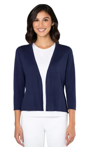 Tori Richard Island Toppers- Navy Robin Cardigan Sweater