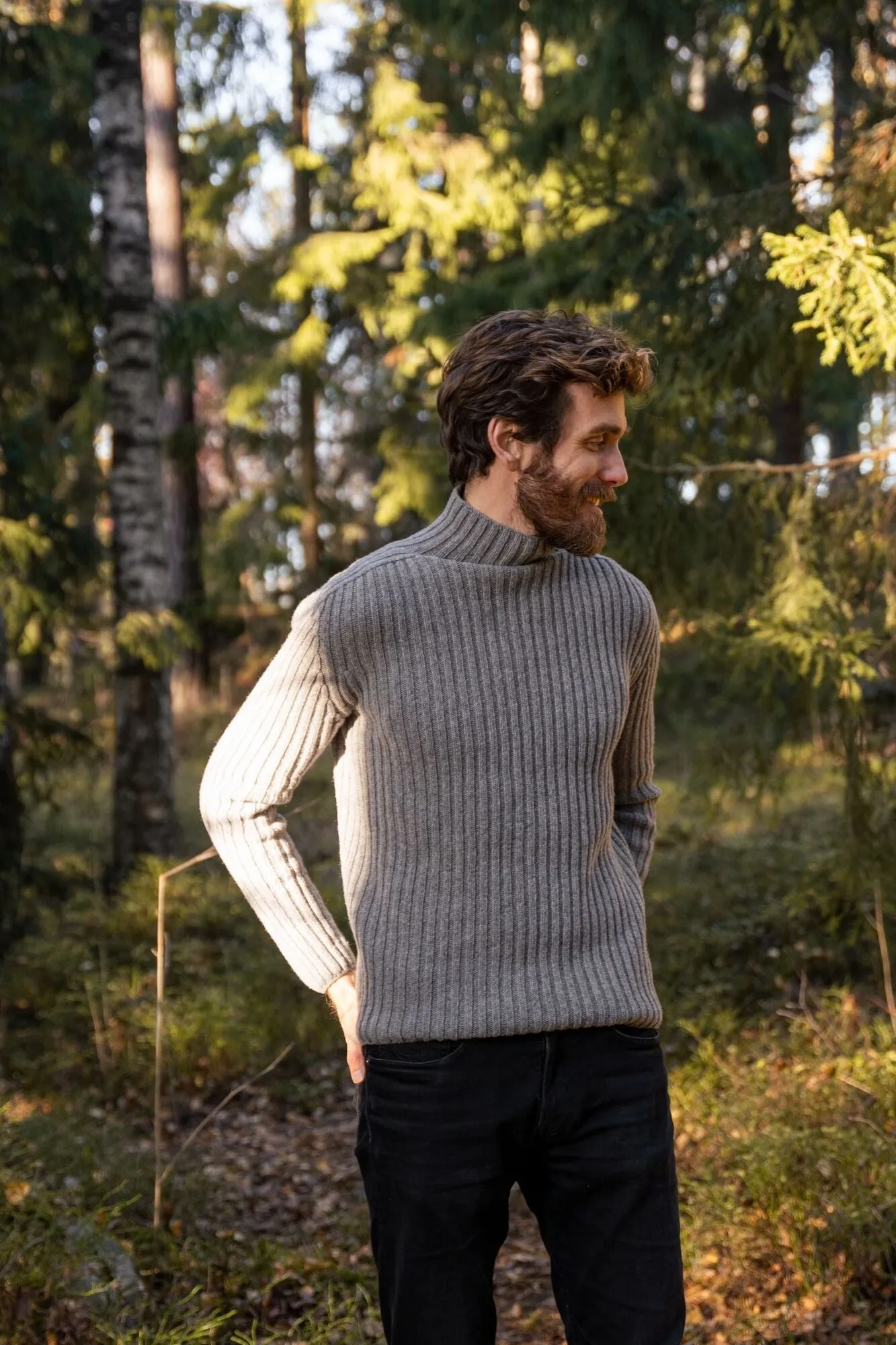 Utö Knitted Sweater Grey