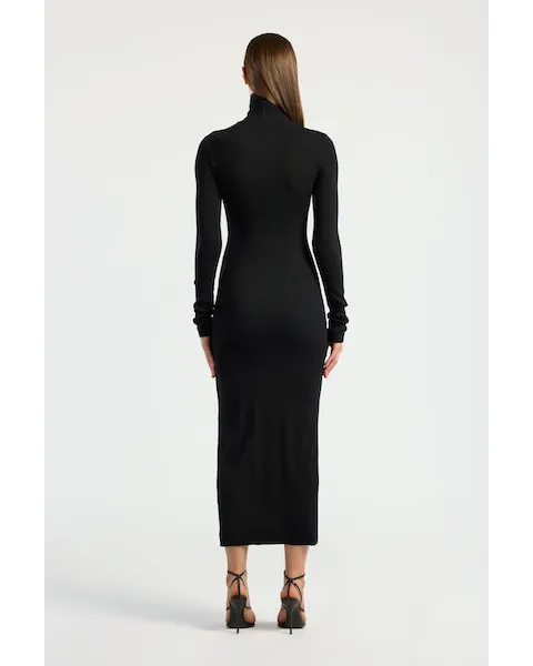 Verona Turtleneck Maxi Dress