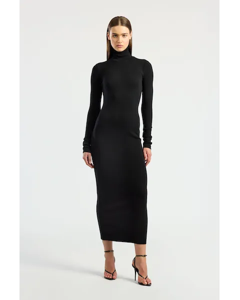 Verona Turtleneck Maxi Dress