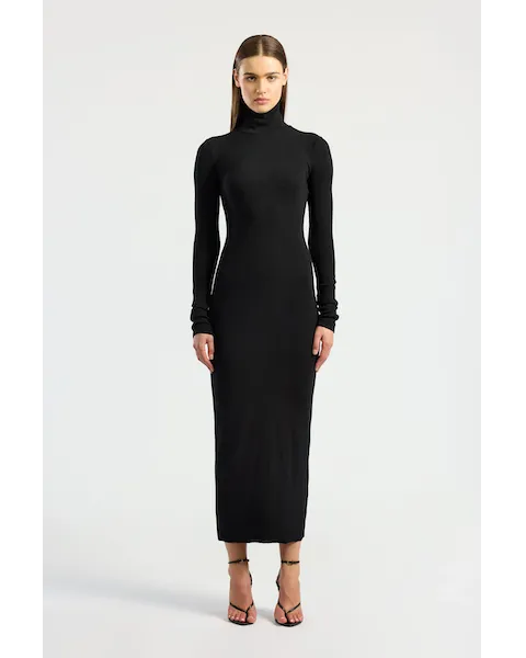 Verona Turtleneck Maxi Dress