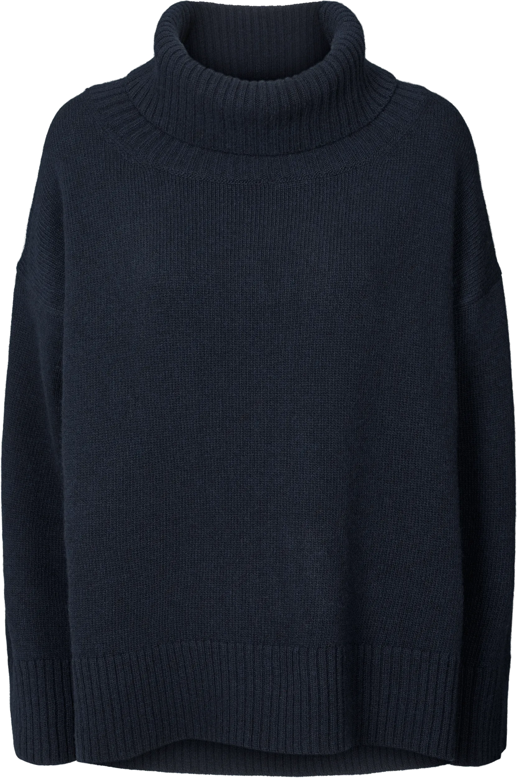 Vita Lambswool Jumper - Midnight Blue