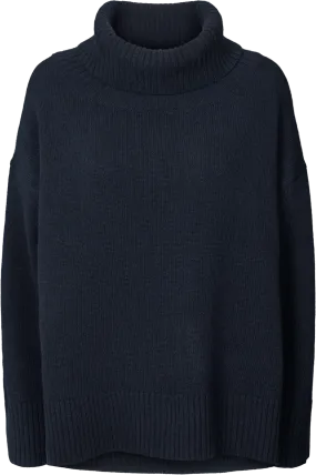 Vita Lambswool Jumper - Midnight Blue