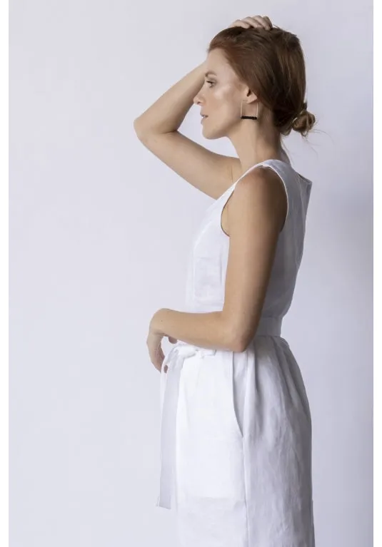 Wind Jumpsuit in White