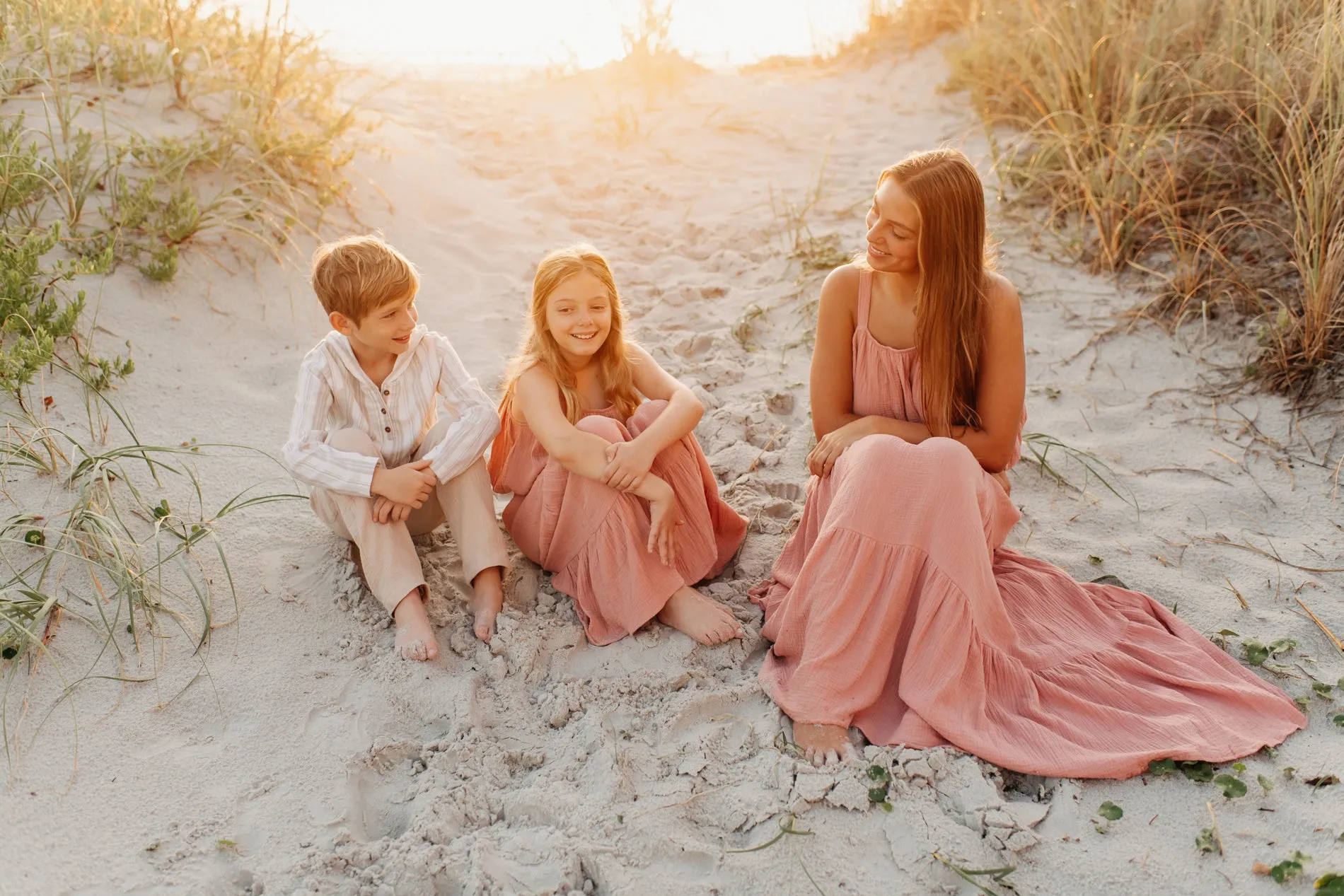 Women's Bella Maxi Skirt (deep coral muslin)