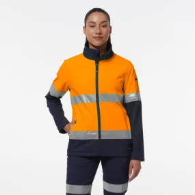 Women’s Reflective Spliced Soft Shell Jacket - K45006