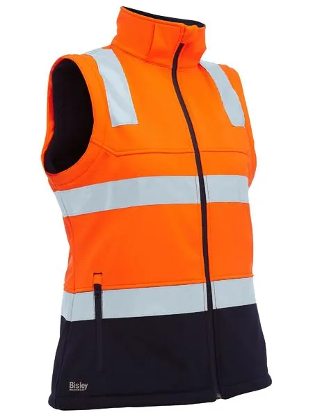 Women's Taped Two Tone Hi Vis 3-in-1 Soft Shell Jacket - BJL6078T